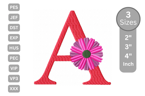 Blossom Alphabet Letter - a