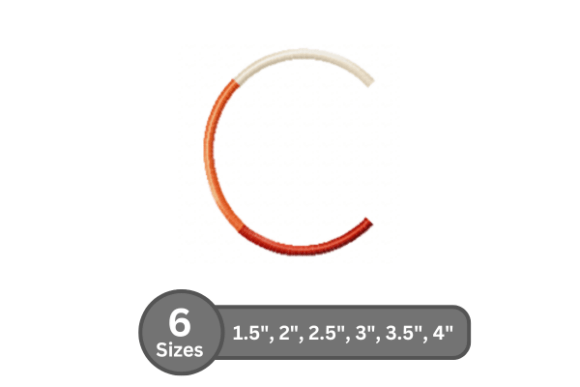 Color Bar Alphabet -C