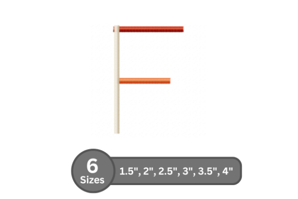 Color Bar Alphabet -F