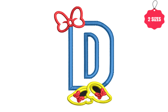 Letter D with Bow