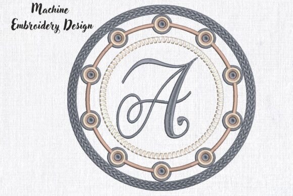 Personalized Monogram Frame Letter A