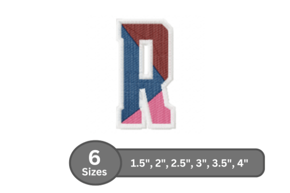 Street Varsity Alphabet -R
