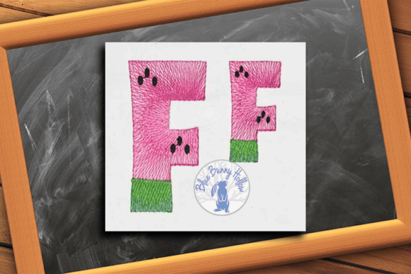 Watermelon Letter F