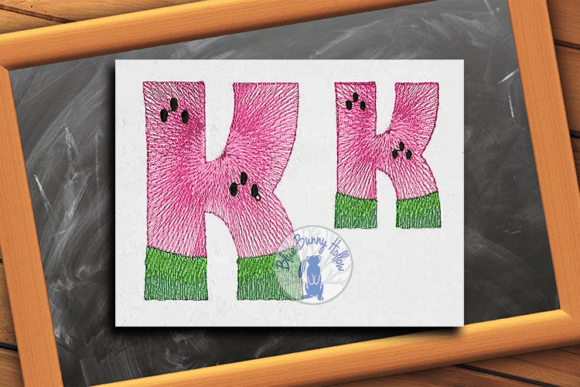 Watermelon Letter K