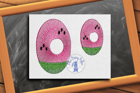 Watermelon Letter O