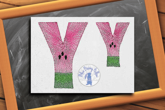 Watermelon Letter Y