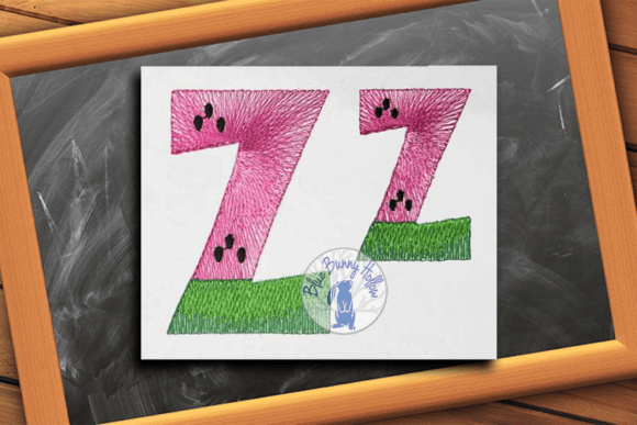 Watermelon Letter Z